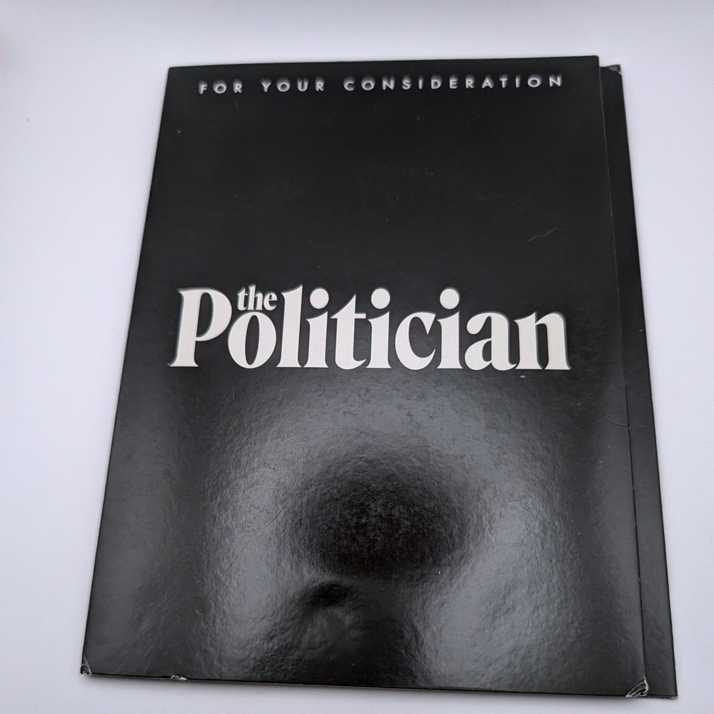 The Politician Season 1 FYC Emmy Screener DVD Set For Your Consideration Netflix